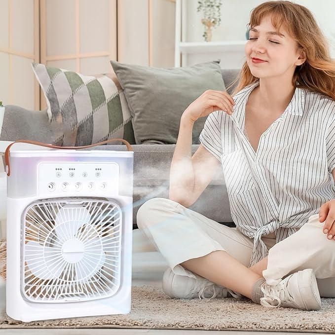 ChillMate™ – USB Mini Air Cooler Fan for Home & Office
