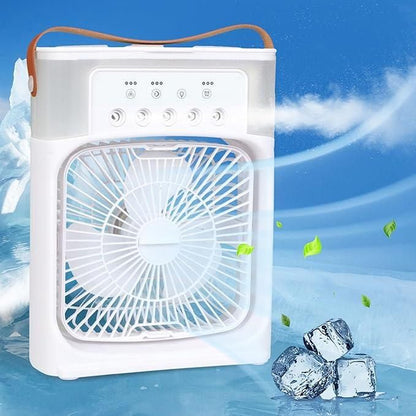 ChillMate™ – USB Mini Air Cooler Fan for Home & Office